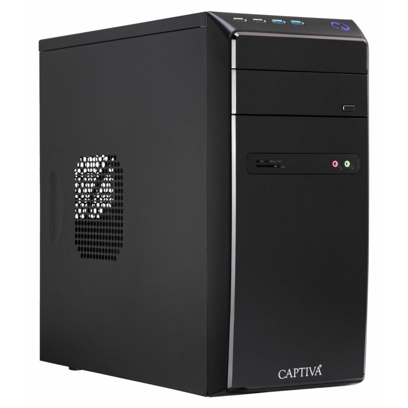 CAPTIVA Power Starter R64-120 AMD Ryzen™ 5 5600G 16 GB DDR4-SDRAM 500 GB SSD Windows 11 Home PC Nero - TASTIERA QWERTZ